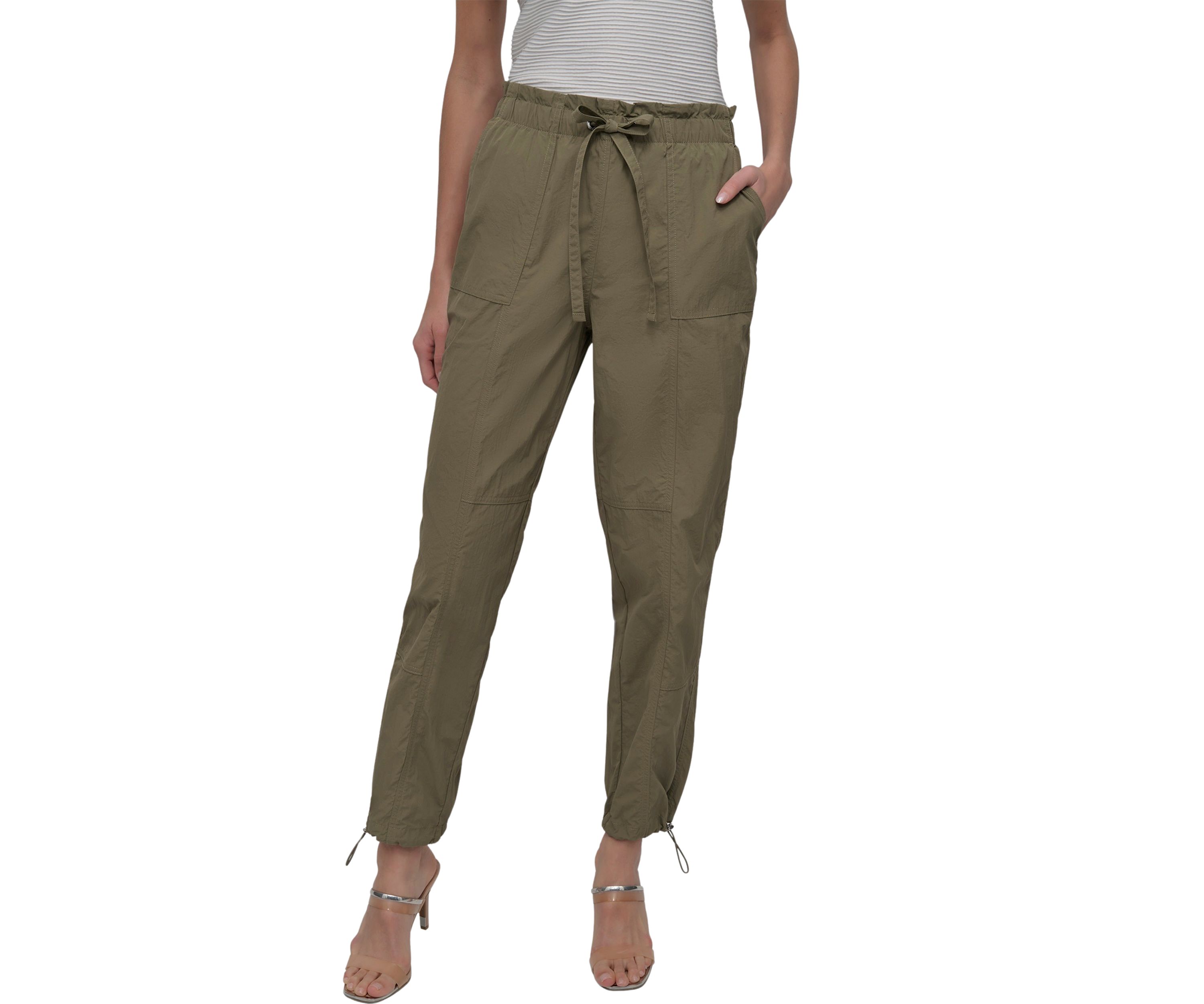 Womens Bungee Cargo Pull On Pants