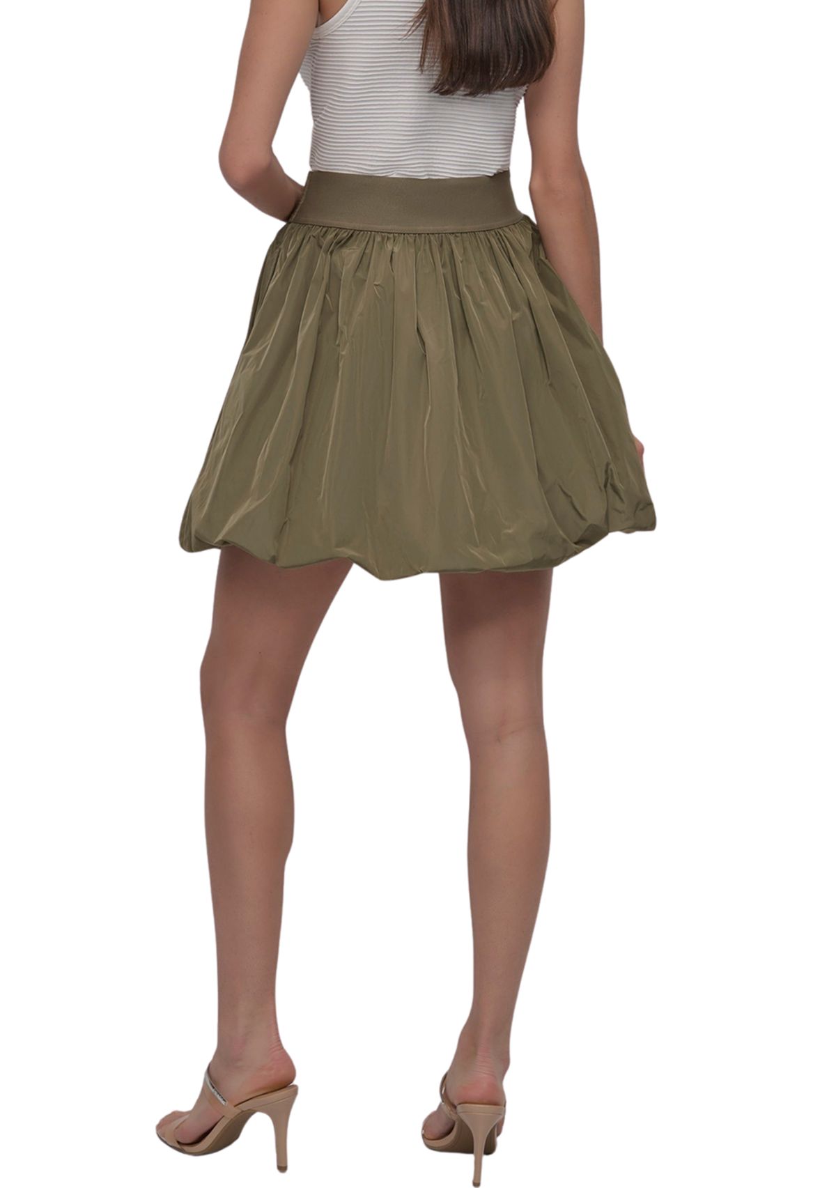 Womens Pull On Bubble Skirt