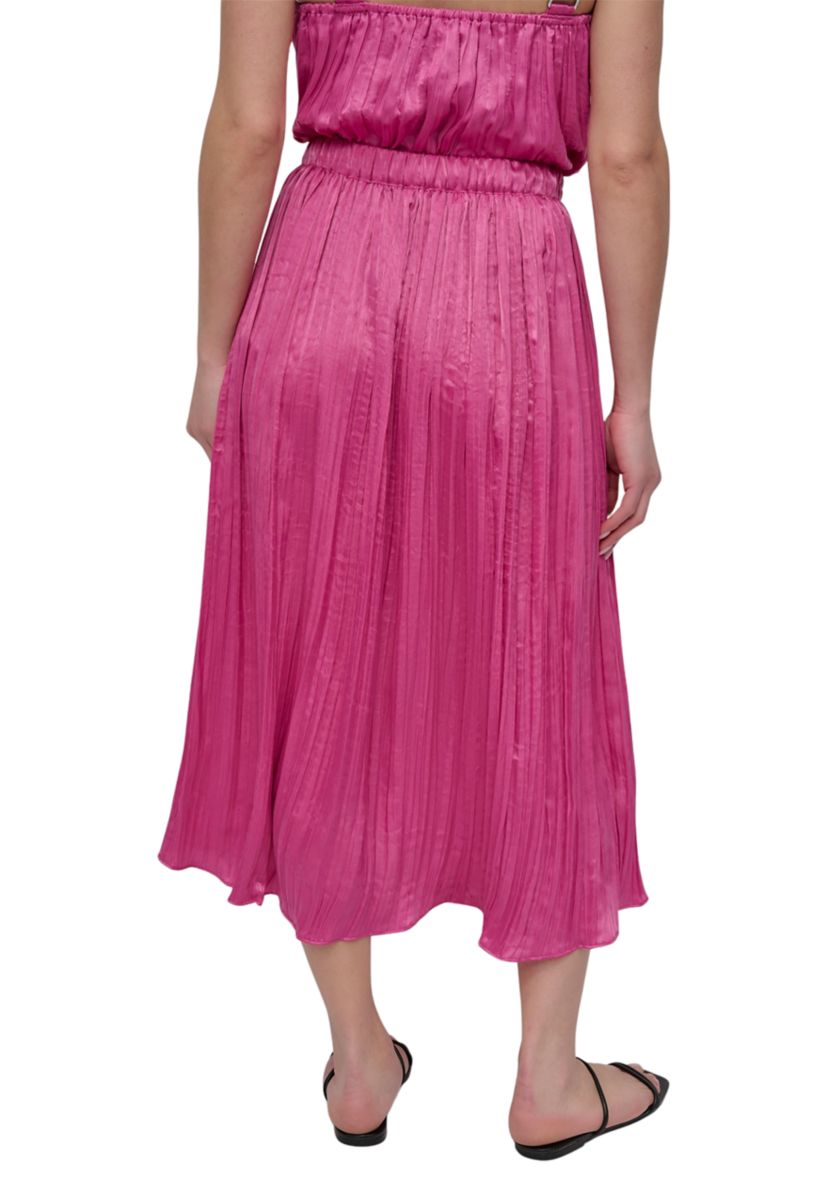 Womens Wide Leg Plissé Pants