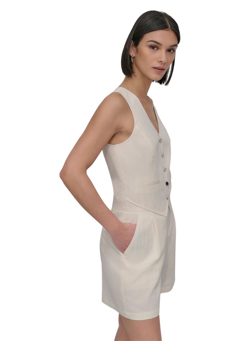 Womens Sleeveless Vest Romper
