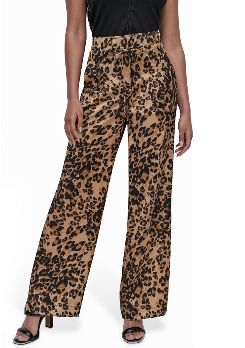 Womens Wide Leg Soft Cloth Pants