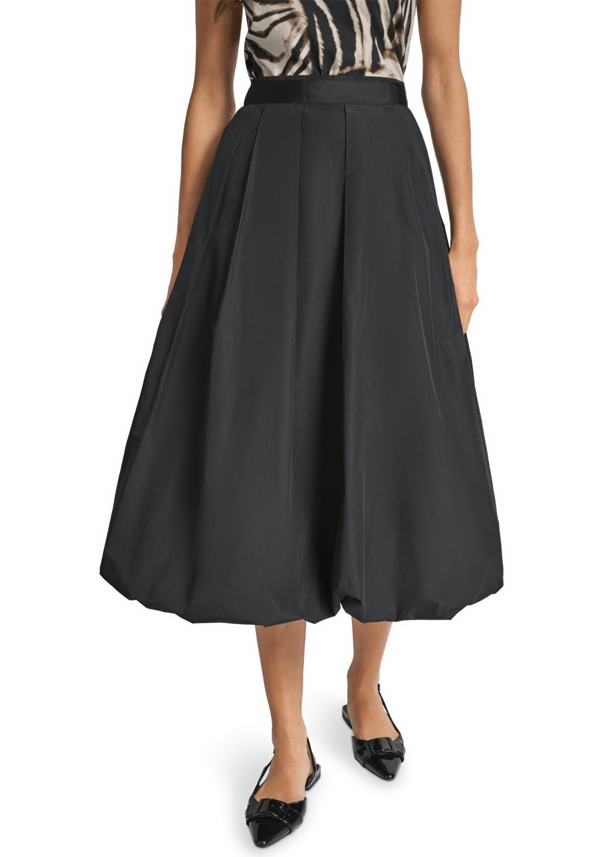 Womens Bubble Hem Skirt