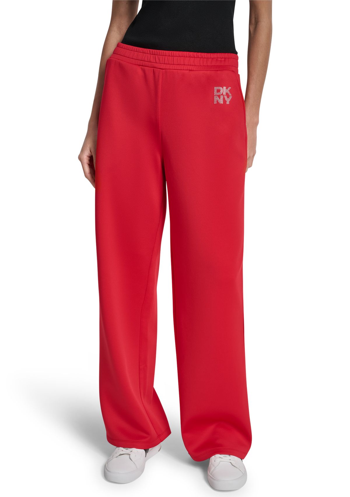Scuba Wide Leg Pull-On Logo Pants