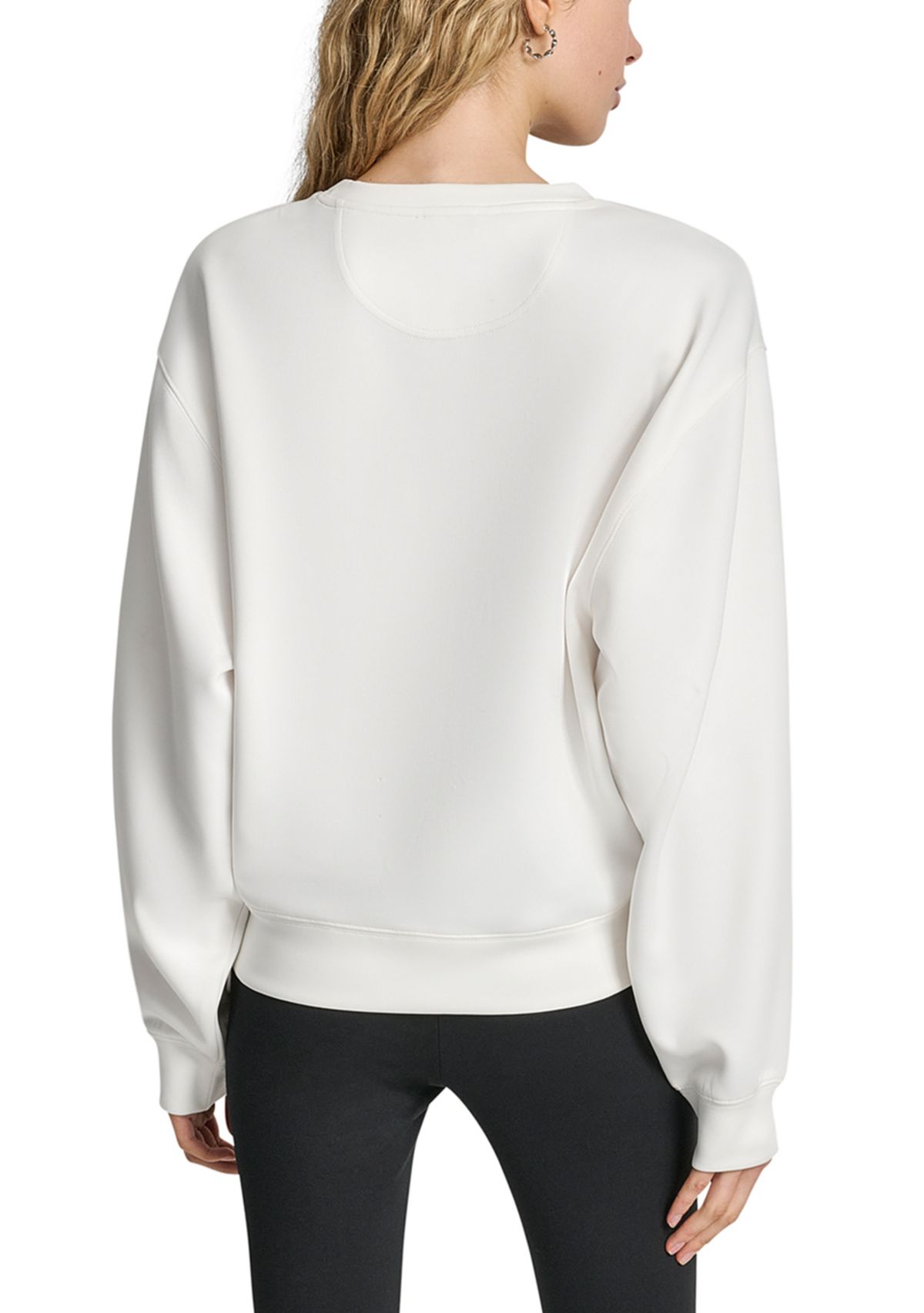 Womens Long Sleeve NYC Graphic Scuba Pullover