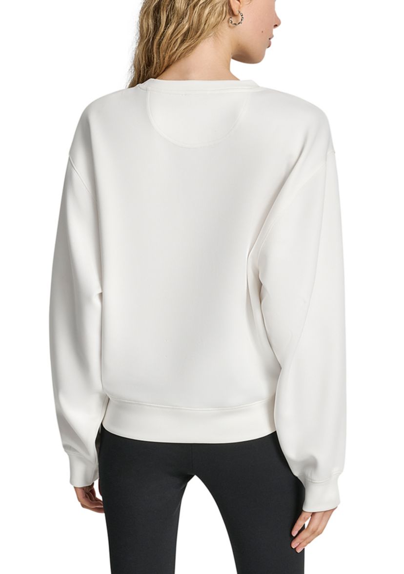 Womens Long Sleeve NYC Graphic Scuba Pullover