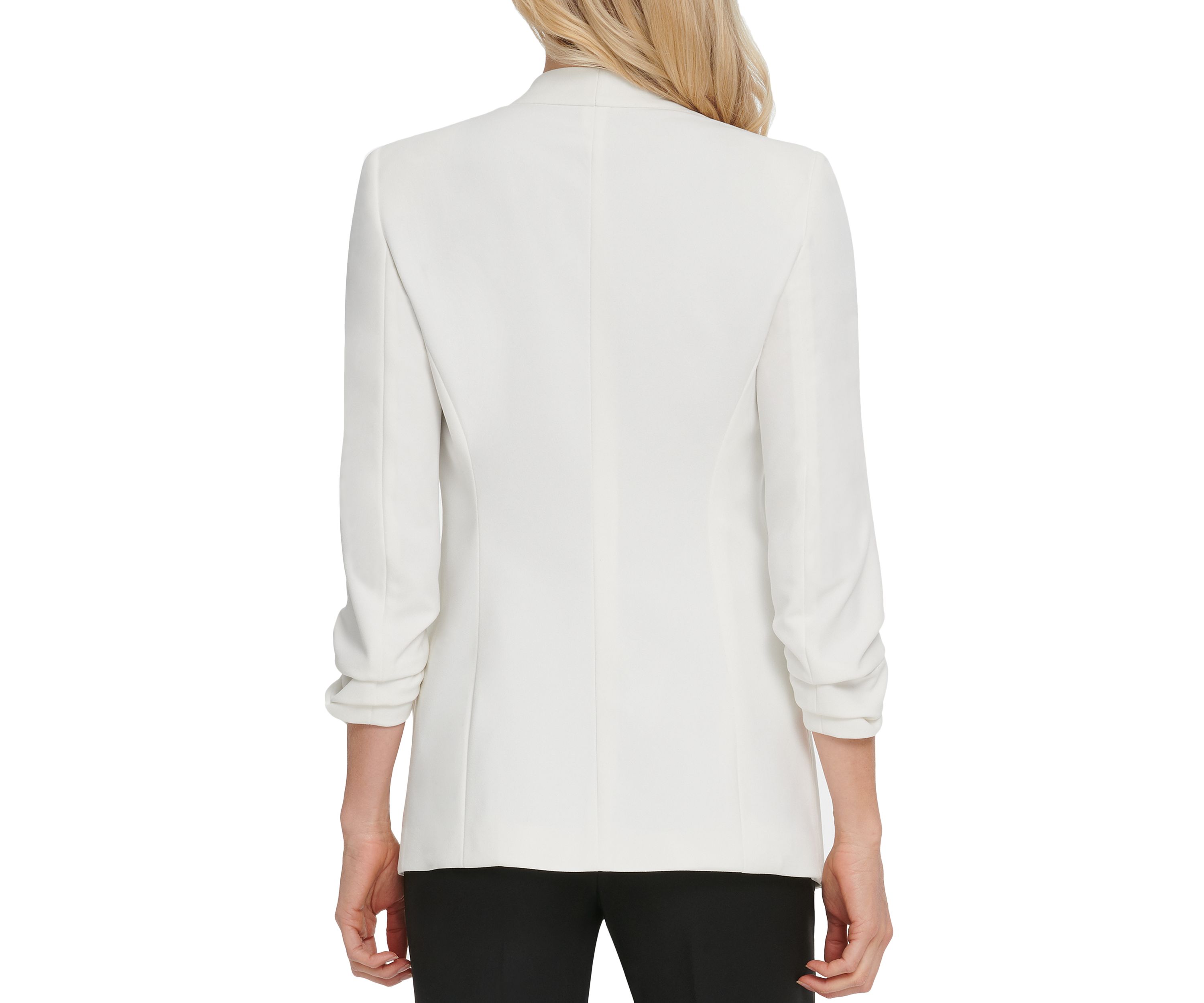 Foundation Long Sleeve Open Front Jacket with Pockets