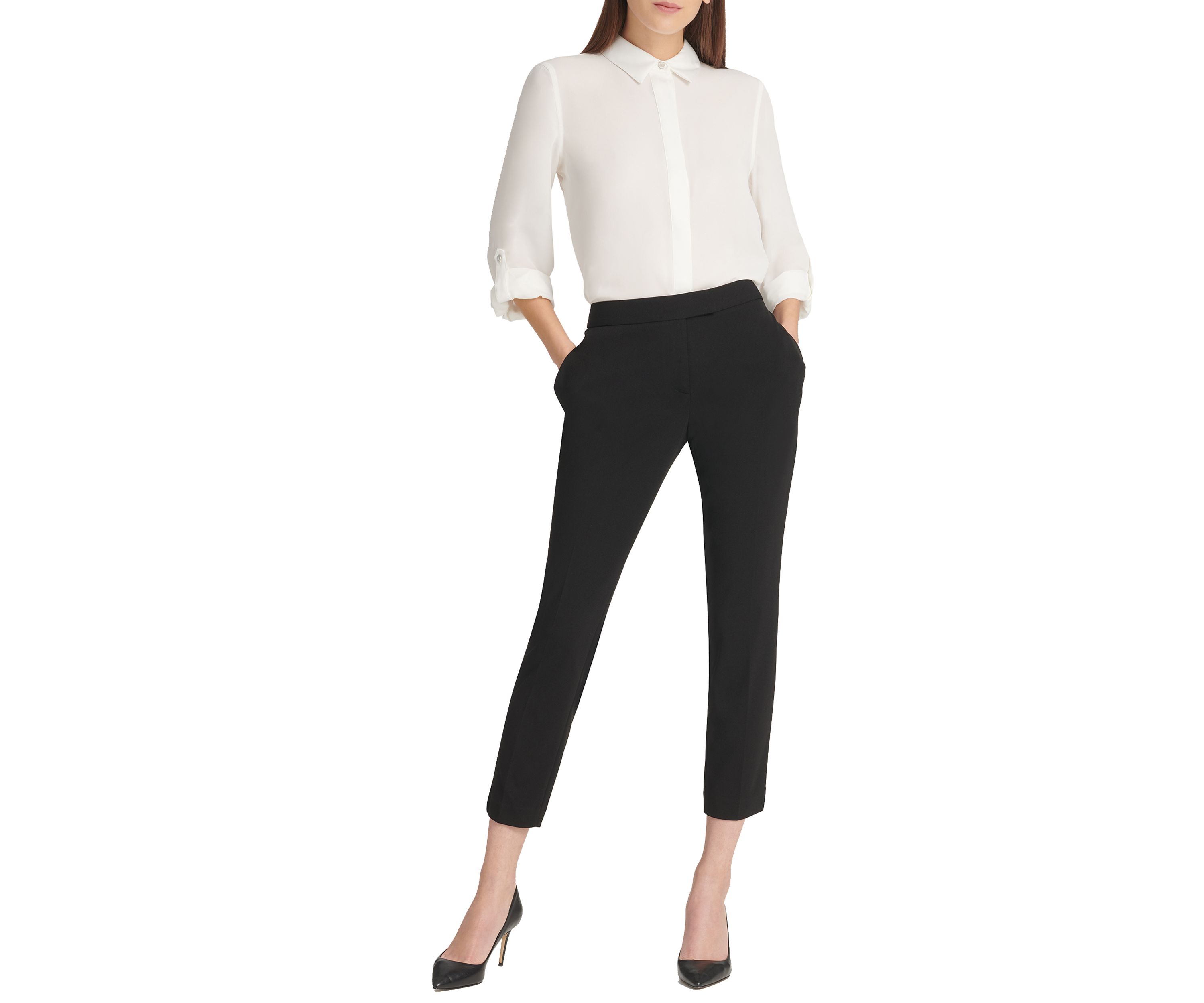 Foundation Slim Pants with Side Slits