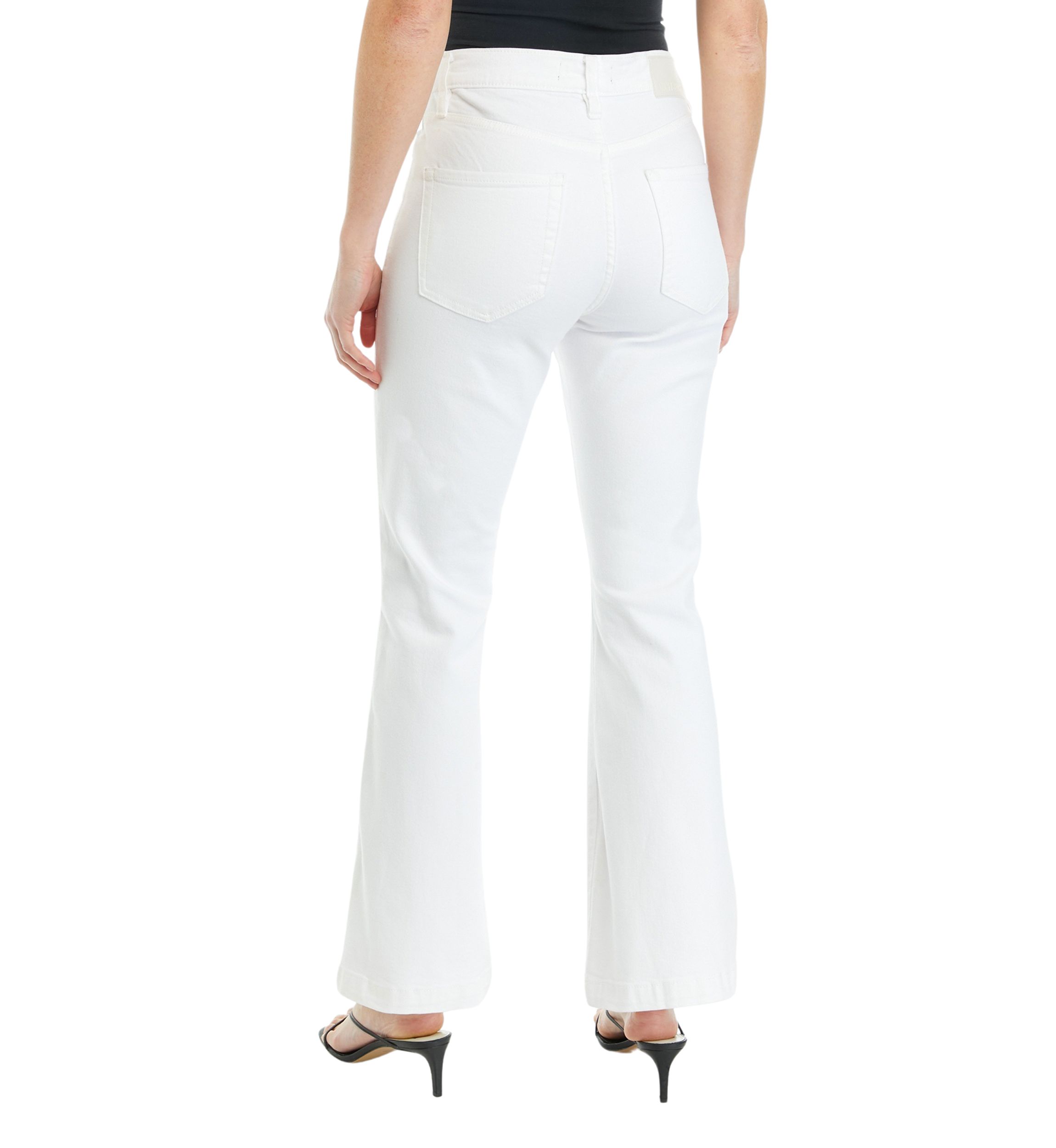 Womens High Rise Flare Jeans