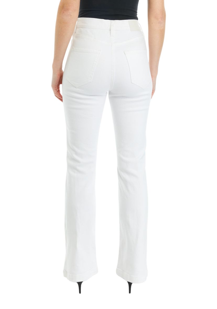 Womens High Rise Flare Denim Jeans