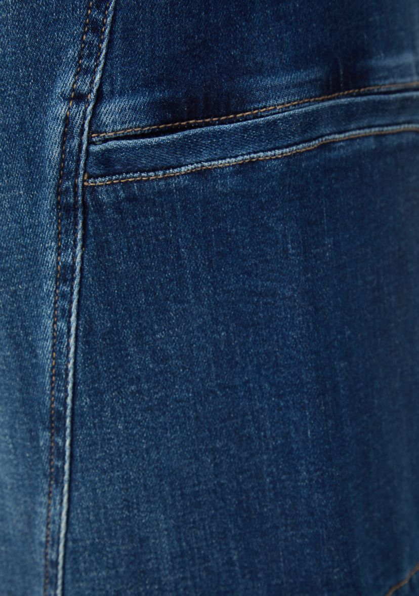 Womens Wide Leg Cargo Jeans 