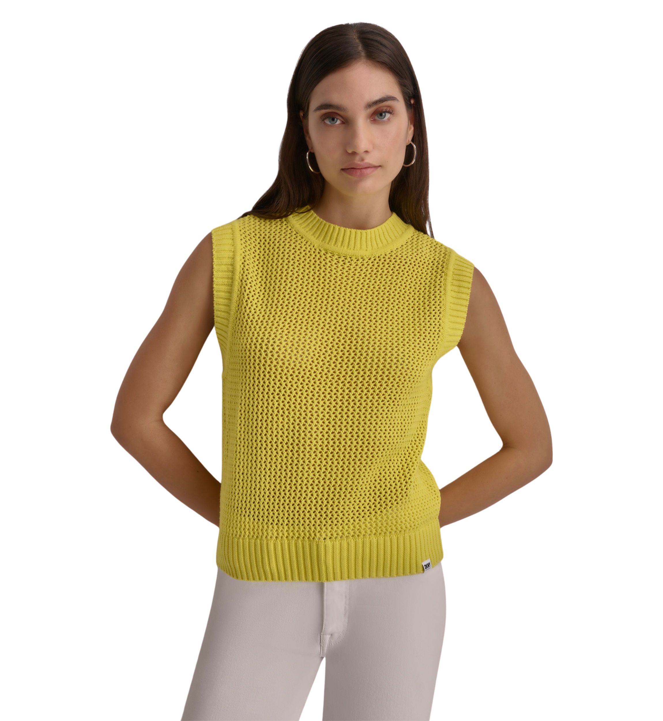 Womens Open Stitched Sweater