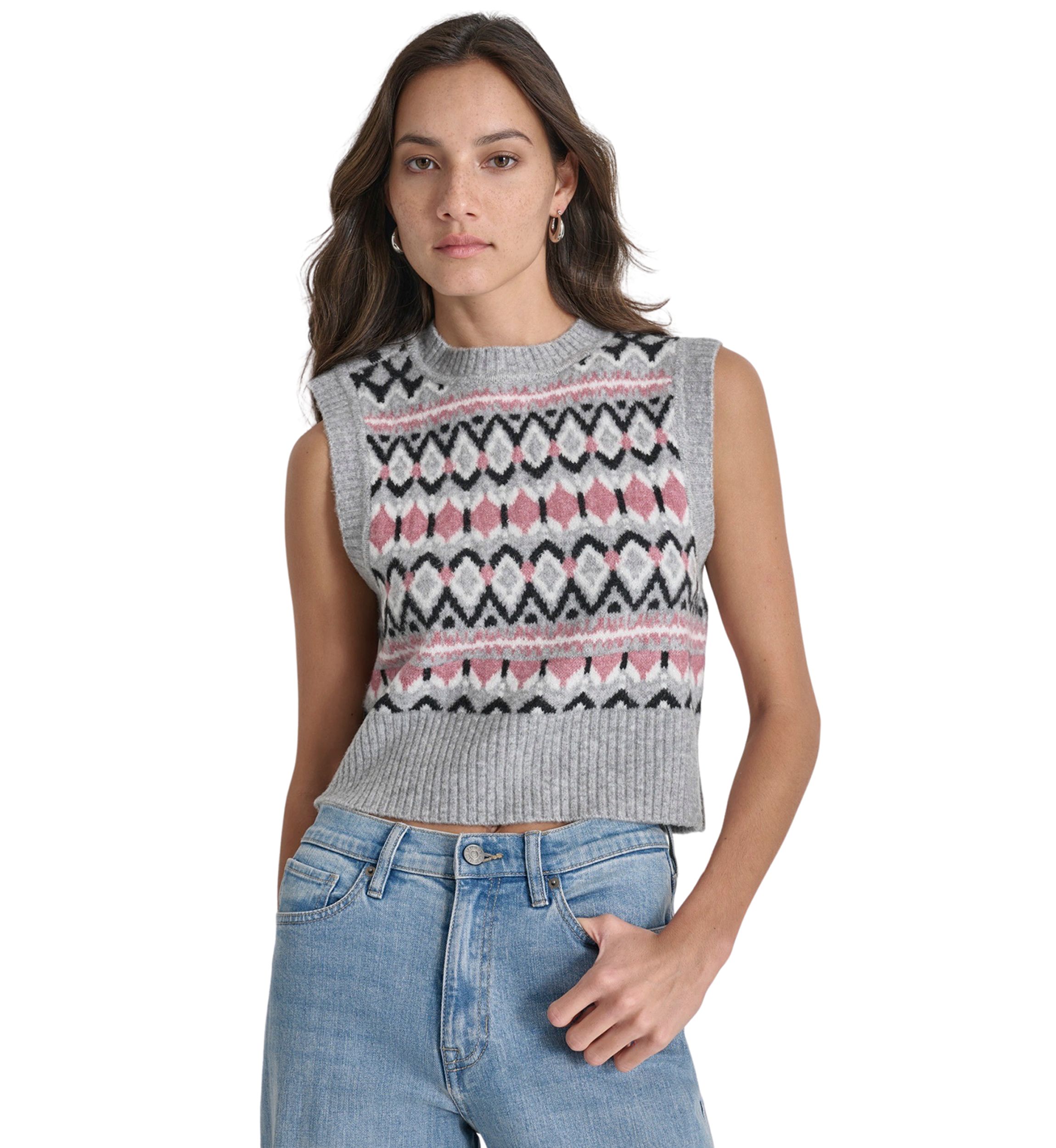 Womens Fairisle Sweater Vest