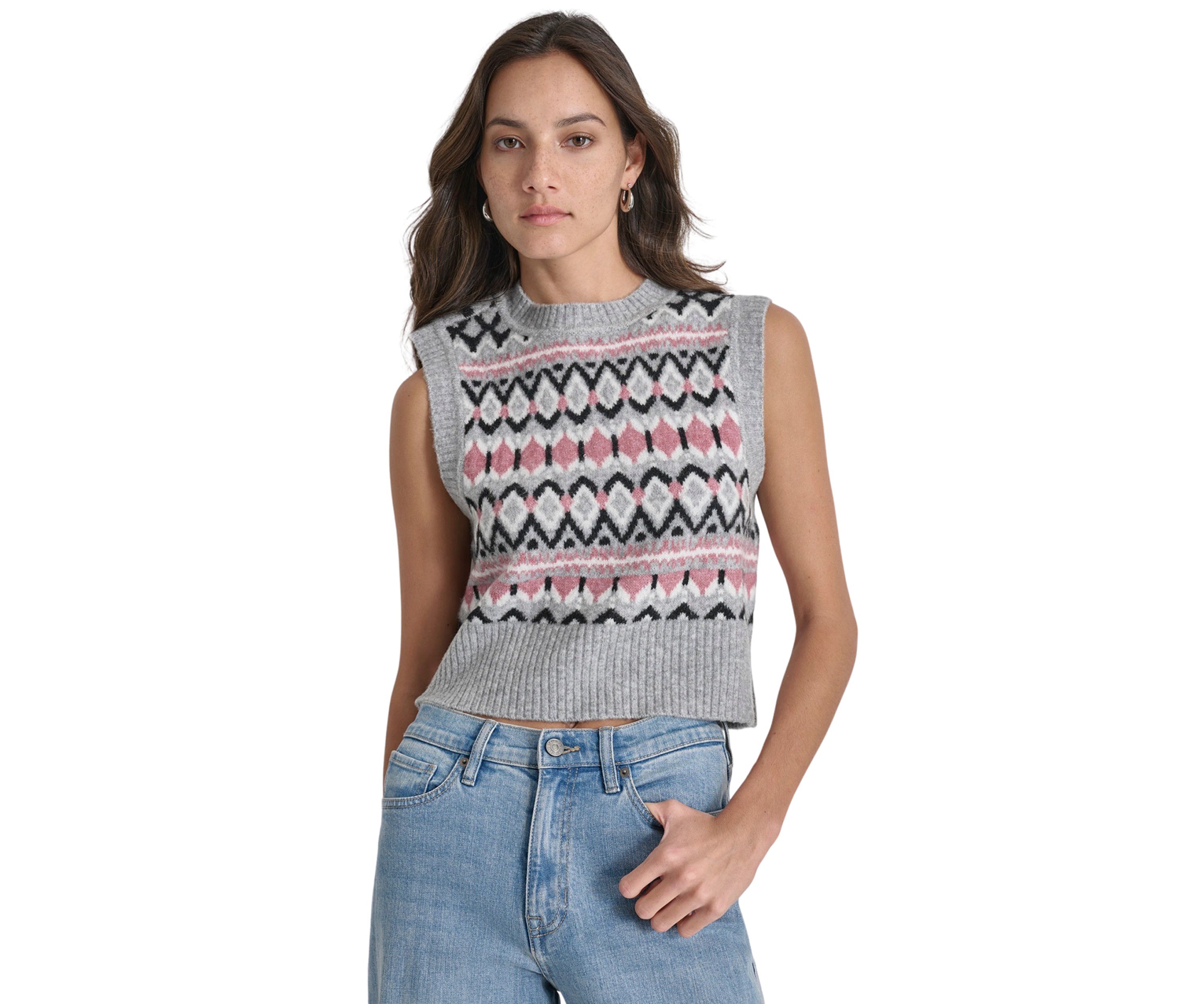 Womens Fairisle Sweater Vest
