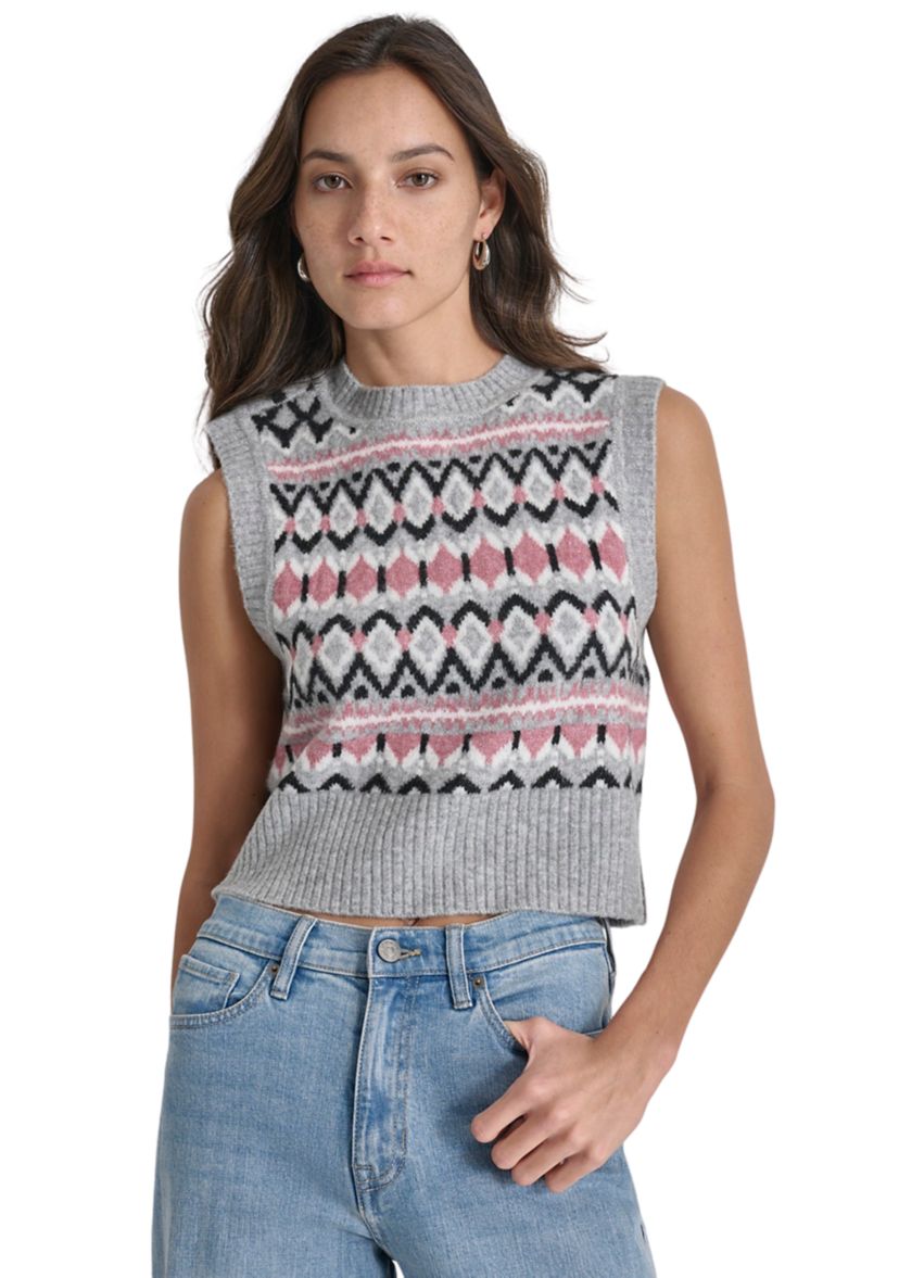 Womens Fairisle Sweater Vest