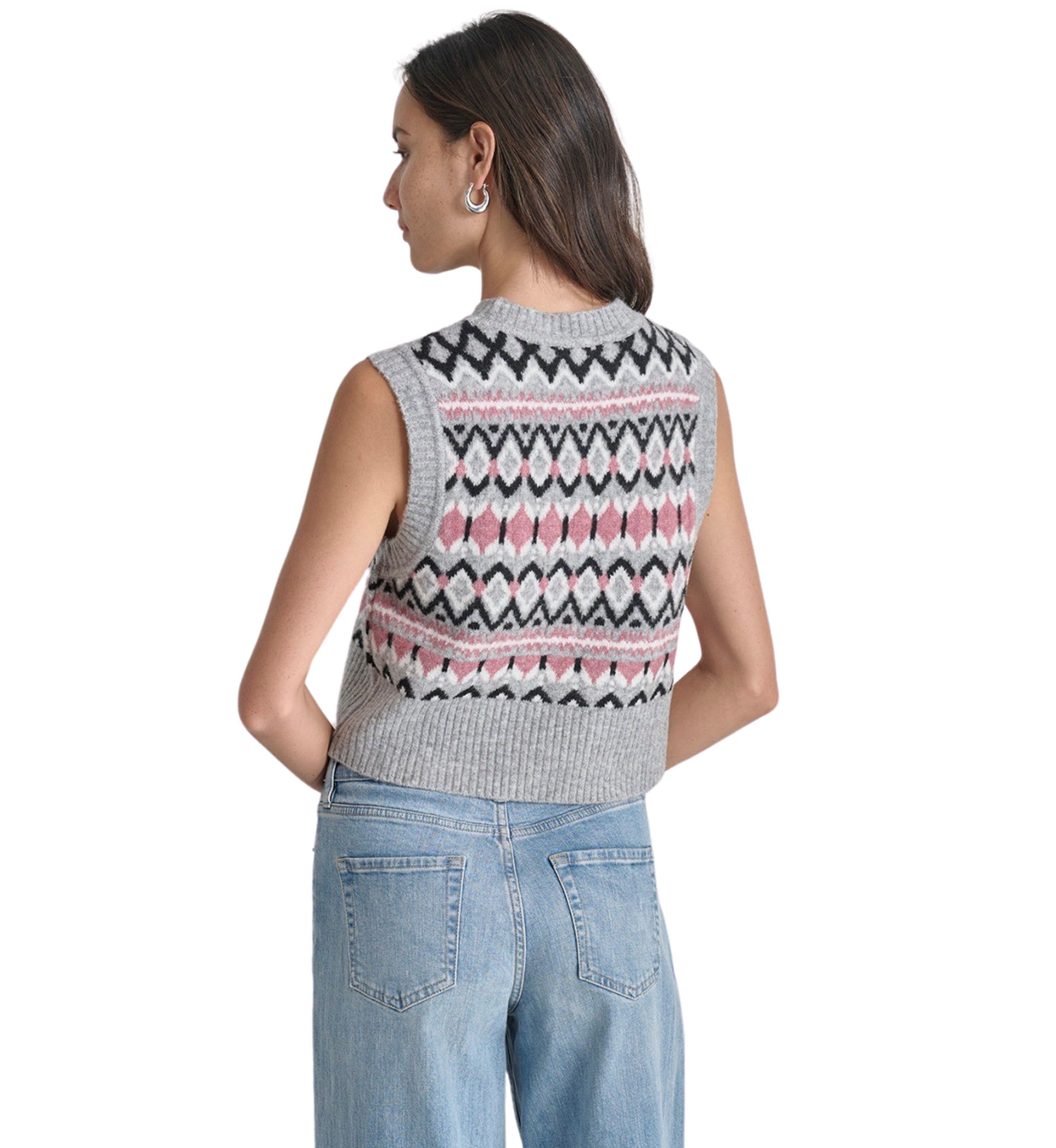 Womens Fairisle Sweater Vest