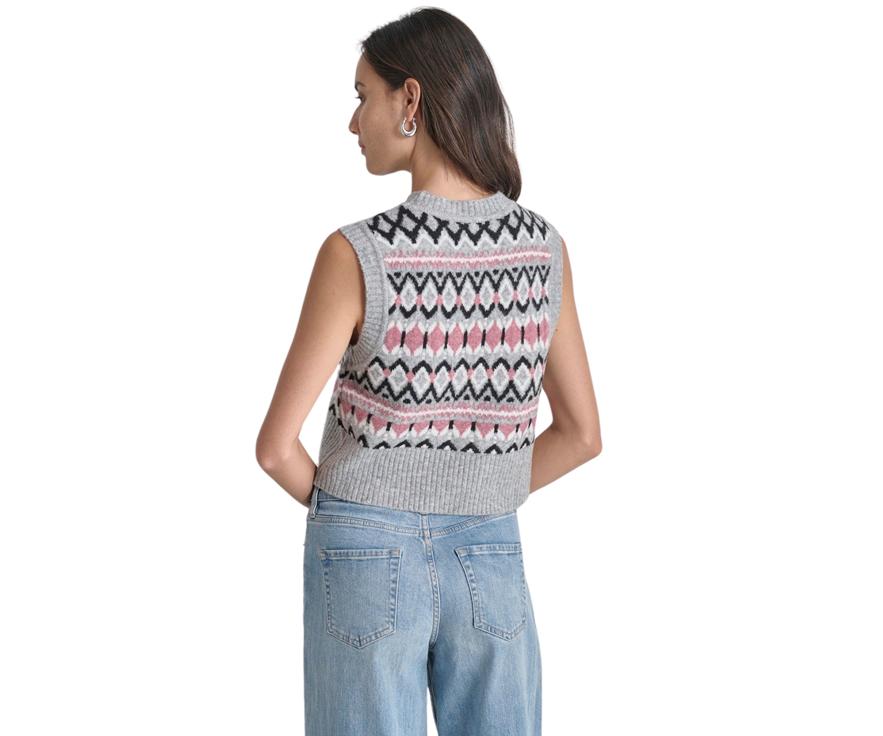 Womens Fairisle Sweater Vest