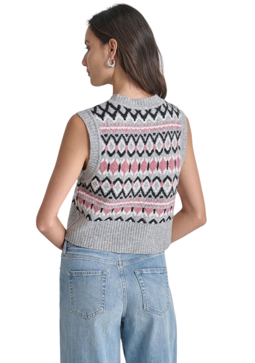 Womens Fairisle Sweater Vest