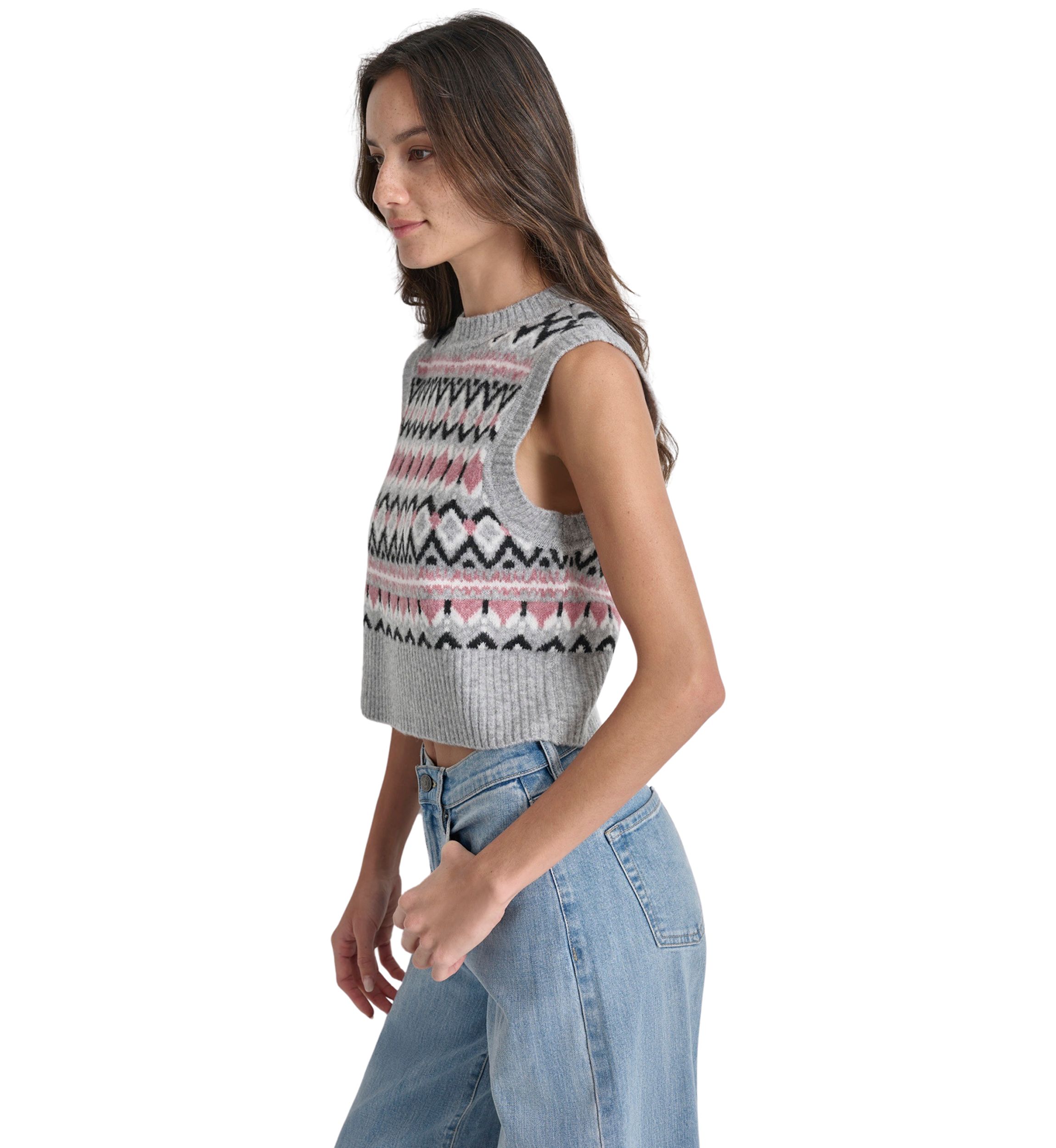 Womens Fairisle Sweater Vest