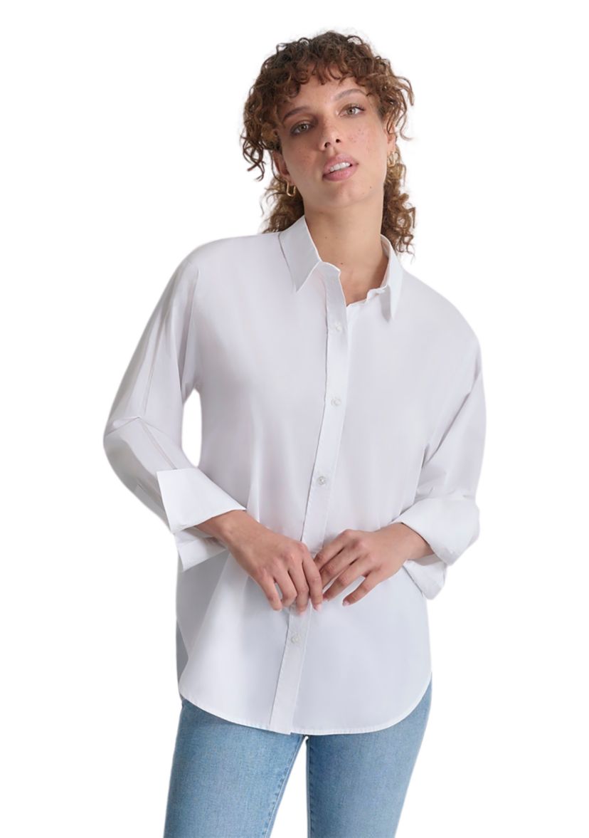 Womens Long Sleeve Cotton Shirt