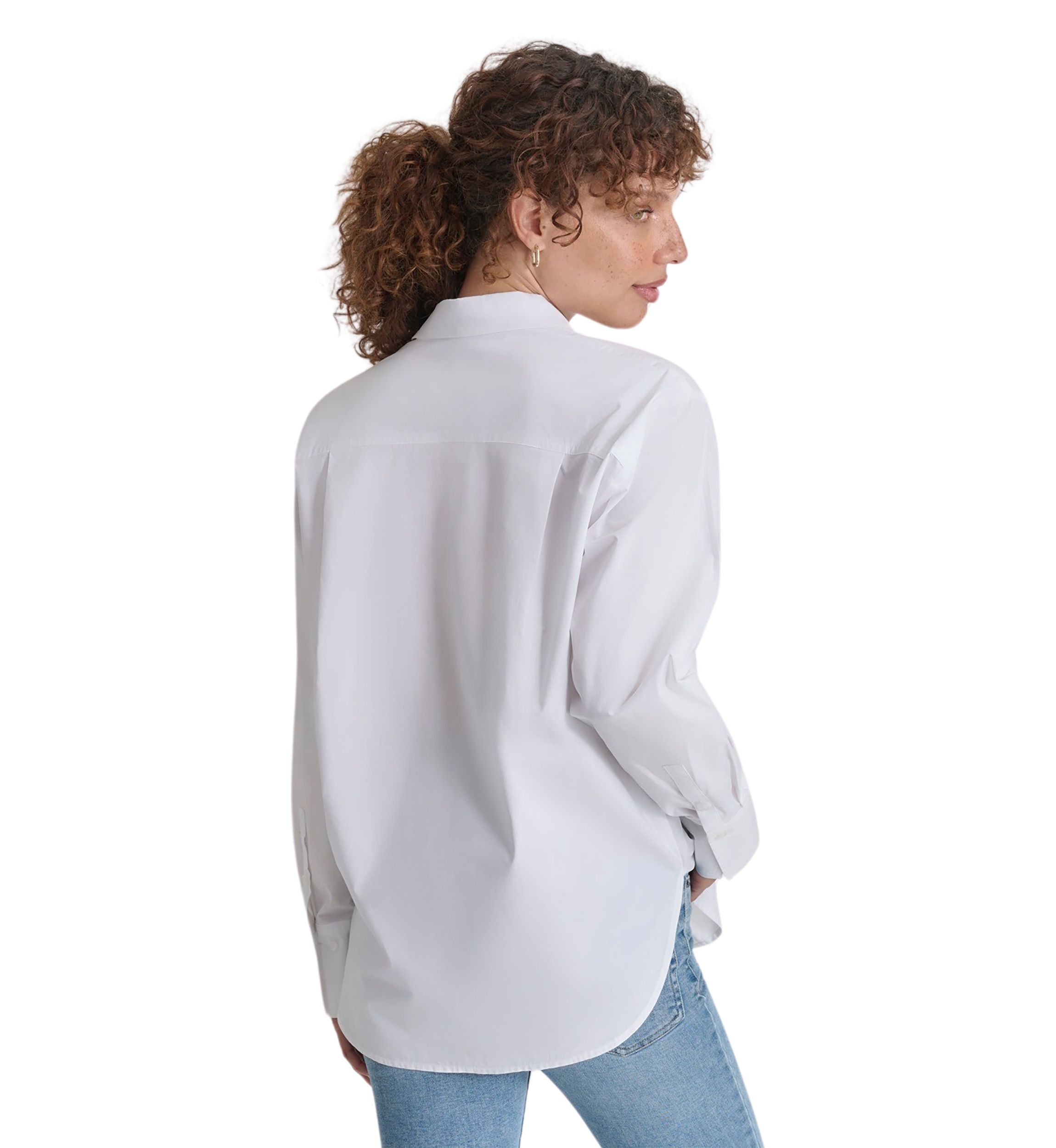 Womens Long Sleeve Cotton Shirt