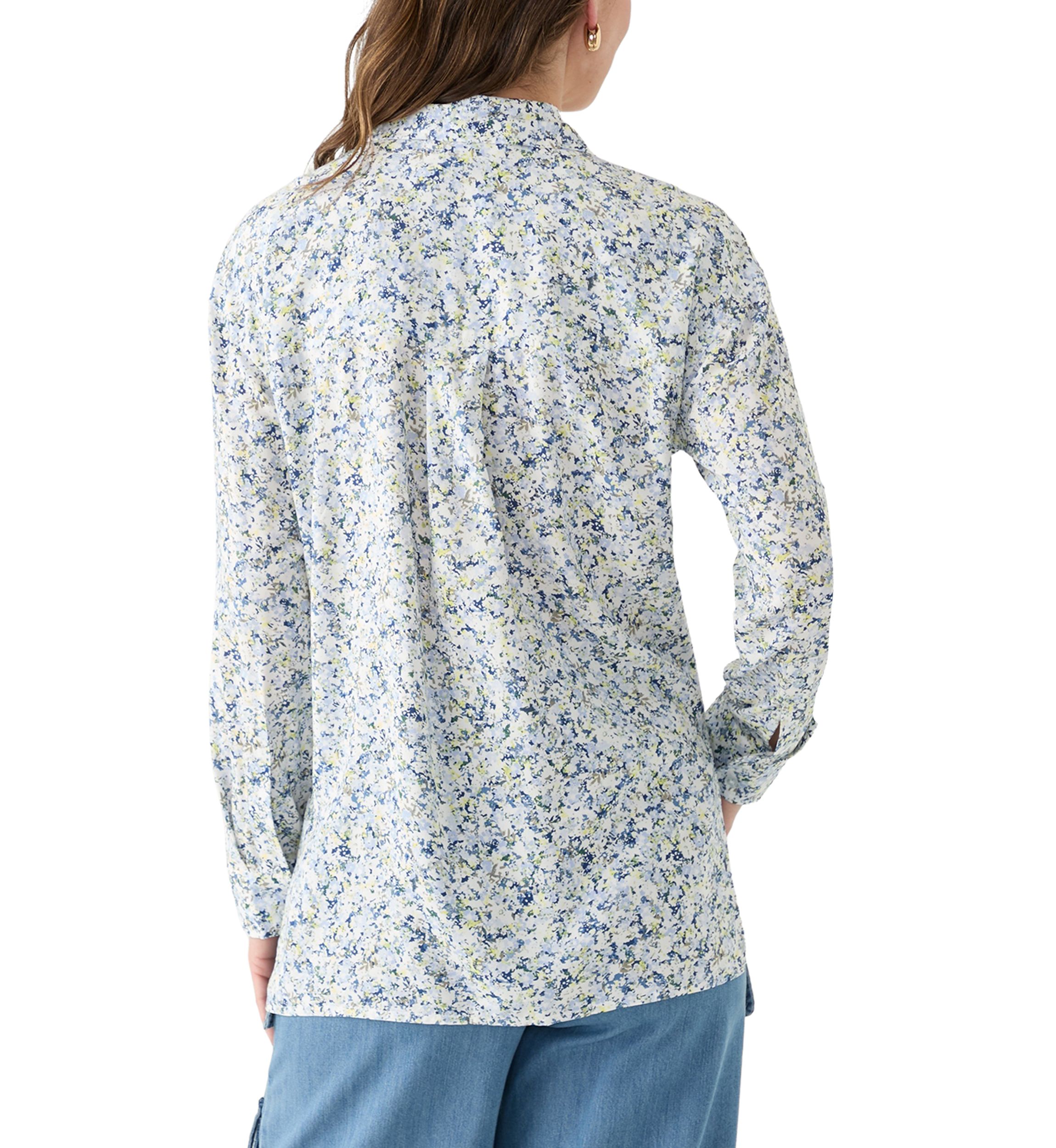 Womens Long Sleeve Floral Shirt