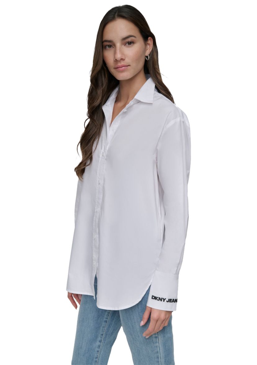 Womens Long Sleeve Tunic Shirt