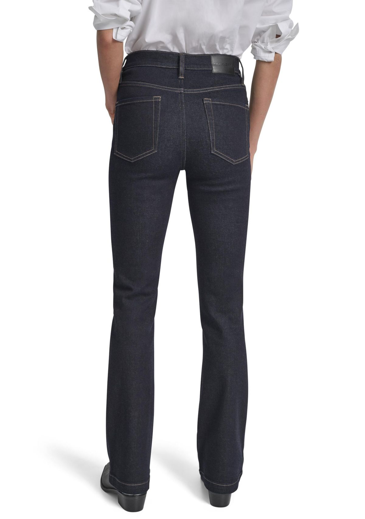 Womens High Rise Flare Jeans