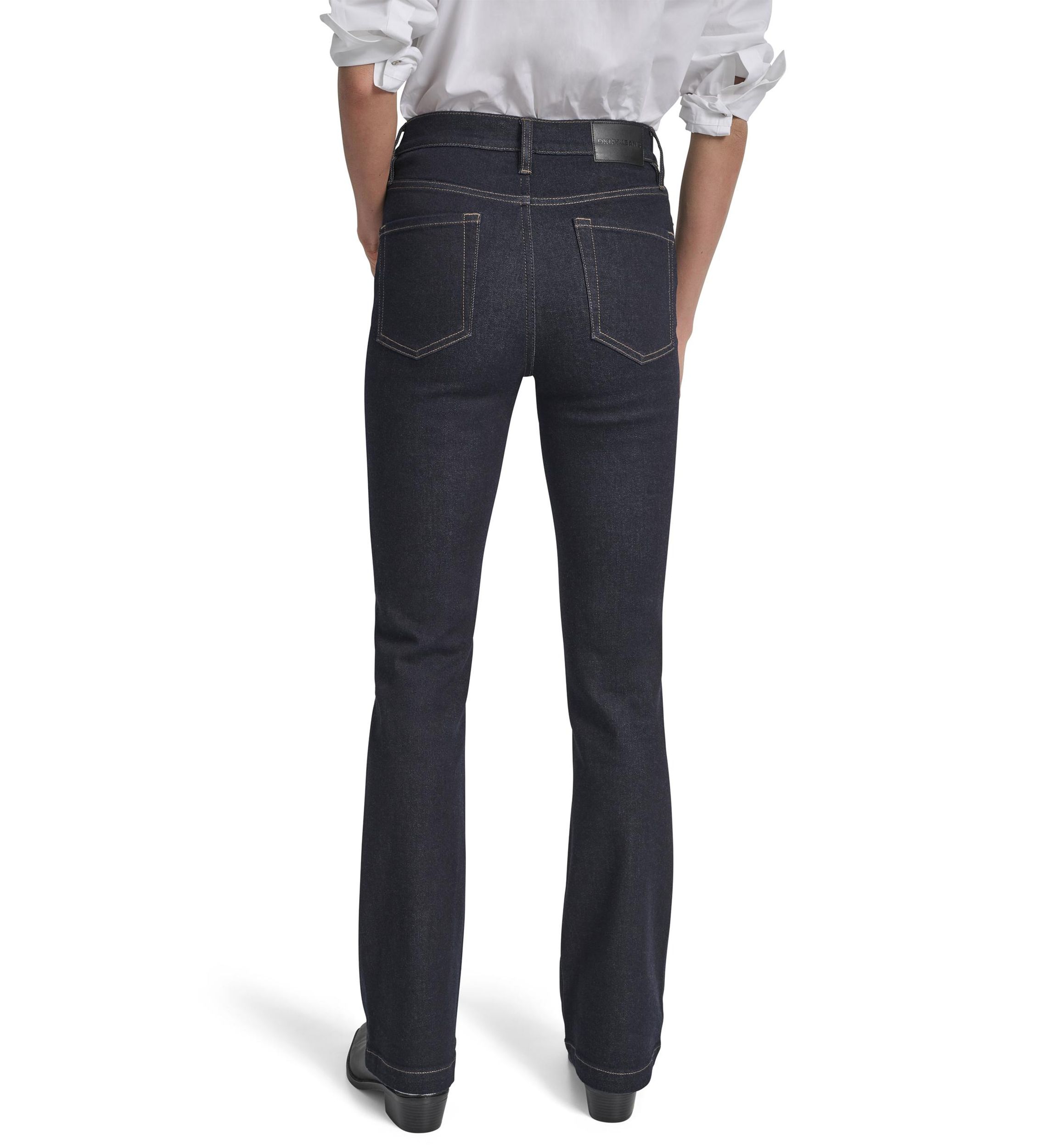 Womens High Rise Flare Jeans