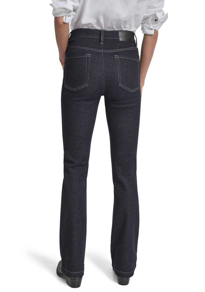 Womens High Rise Flare Jeans