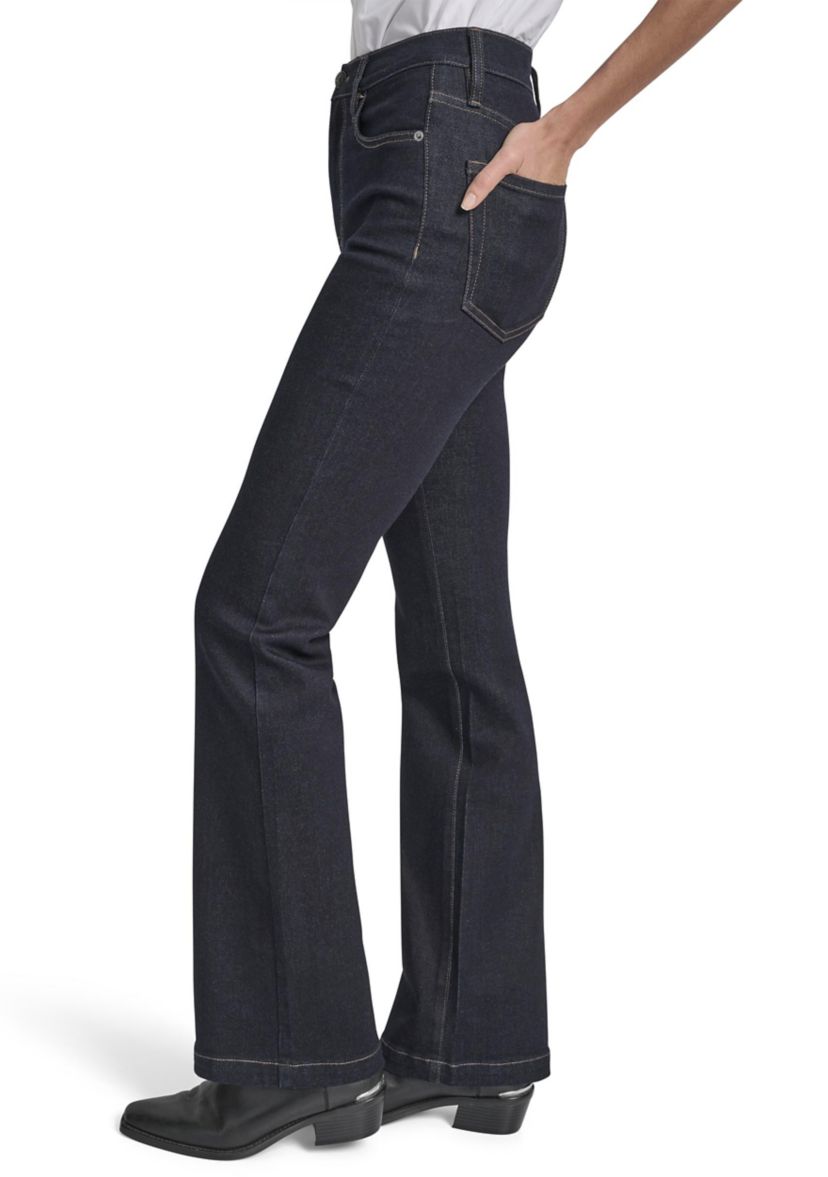 Womens High Rise Flare Jeans