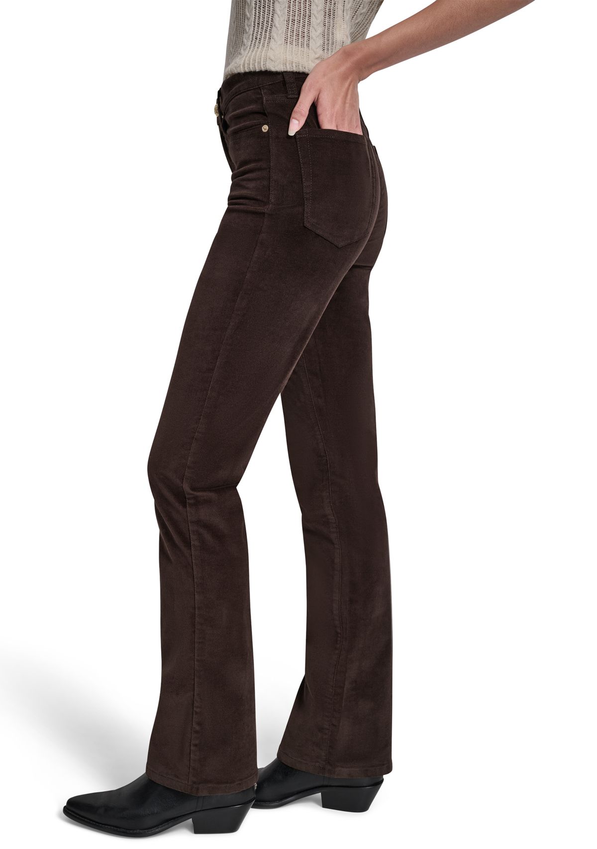 Womens High Rise Bootcut Jeans