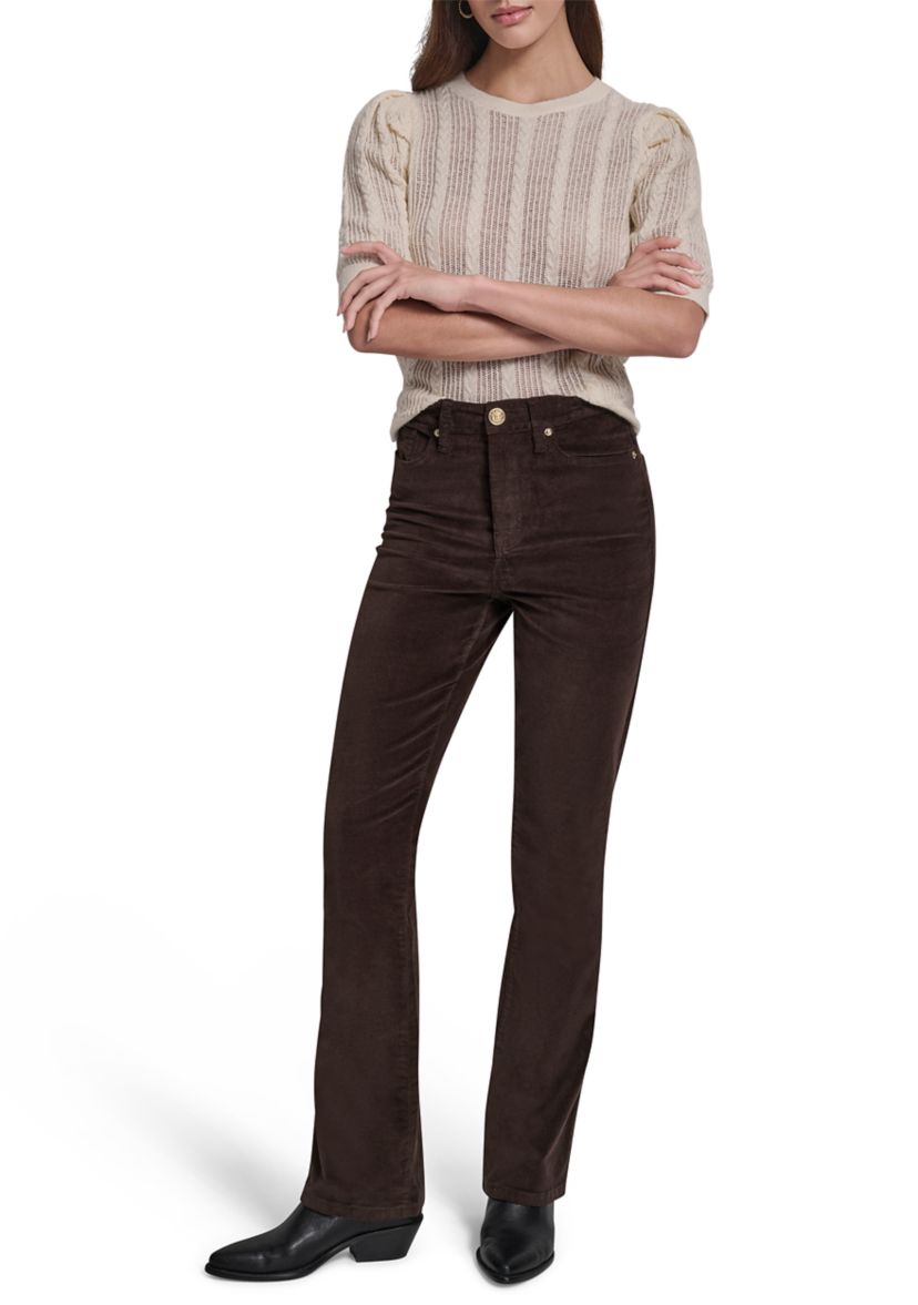 Womens High Rise Bootcut Jeans