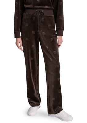 DKNY Jeans Women's Velour Plants, Medium