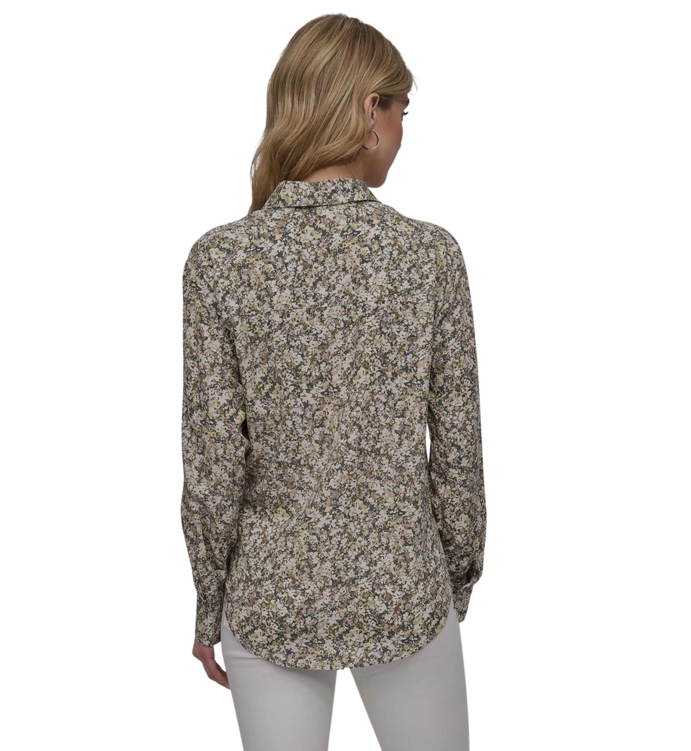 Womens Ditsy Floral Printed Shirt