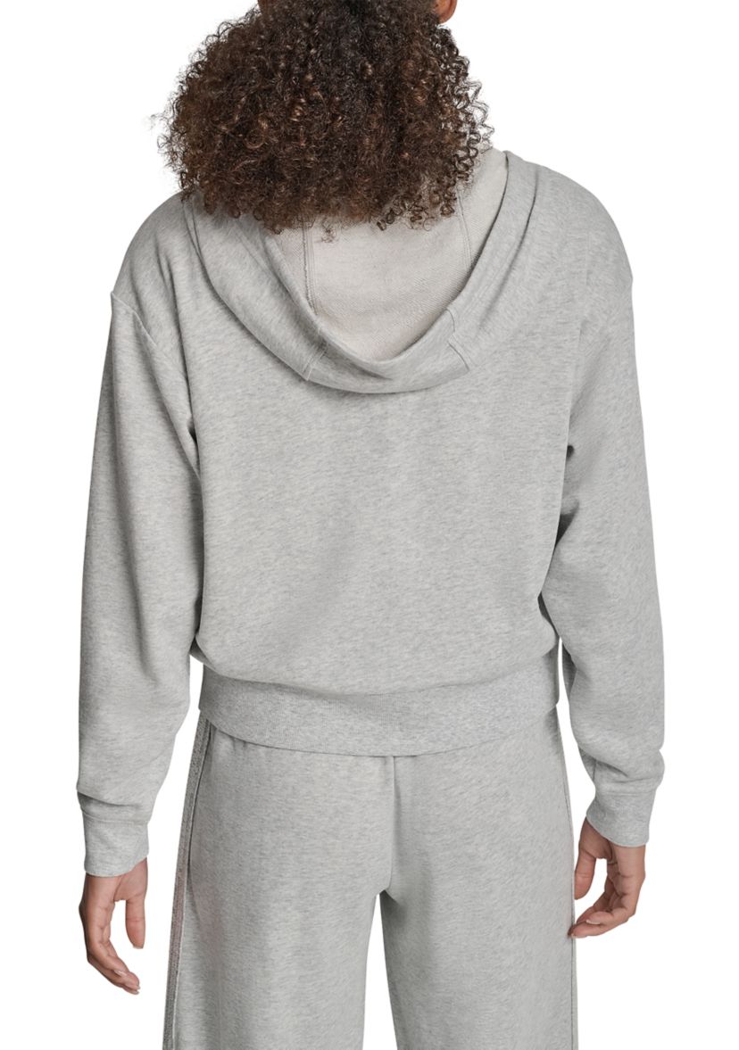 DKNY Jeans Women's Sequin Zip Front Hoodie | Belk