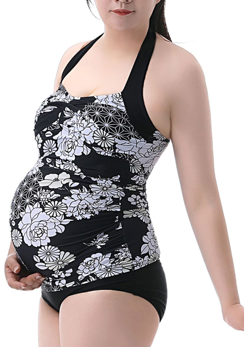 Chana UPF 50+ Swim Tankini & Bottom 2-Piece Set