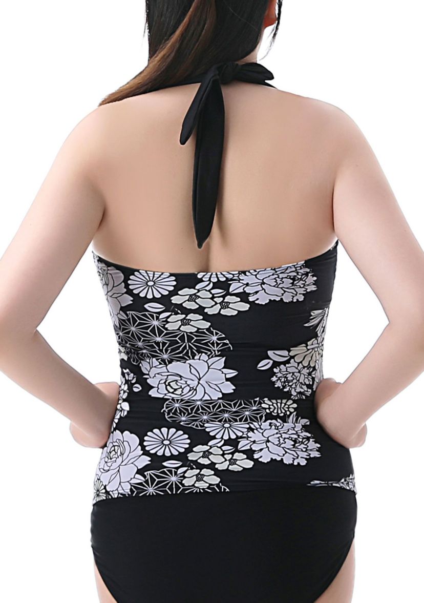 Chana UPF 50+ Swim Tankini & Bottom 2-Piece Set
