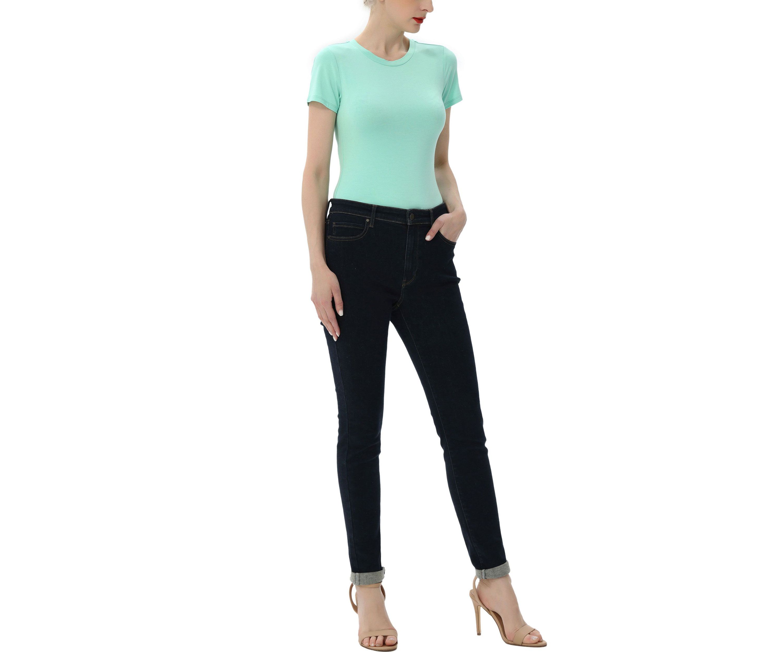 Crew Neck Basic Bodysuit