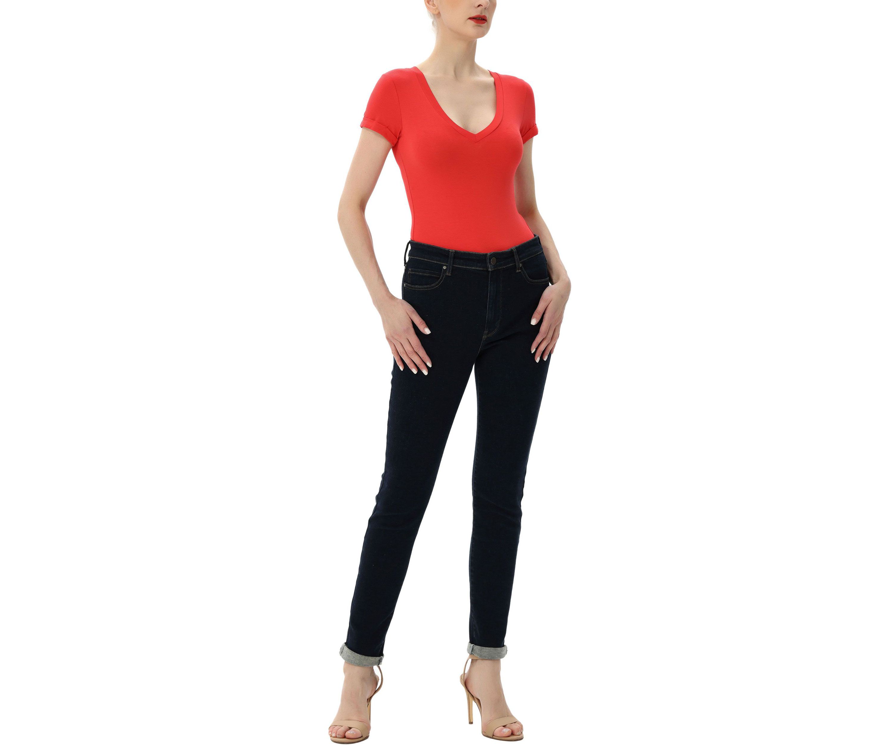 V-Neck Basic Bodysuit