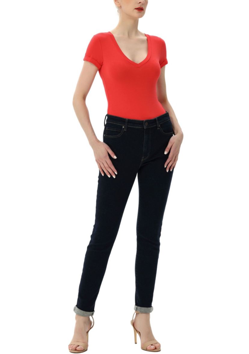 V-Neck Basic Bodysuit