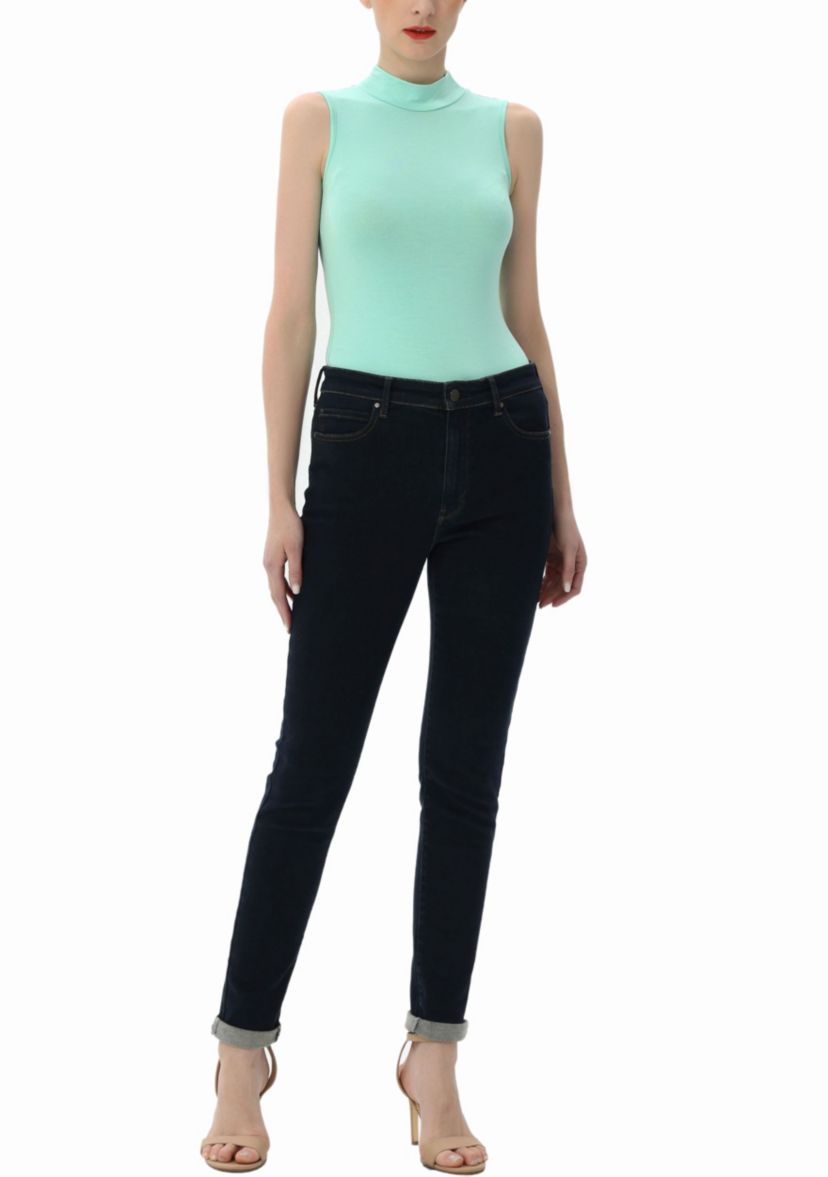 Turtleneck Sleeveless Bodysuit