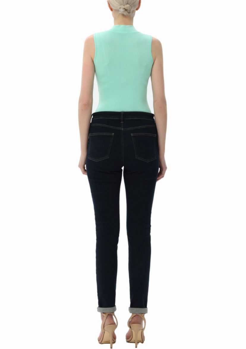 Turtleneck Sleeveless Bodysuit