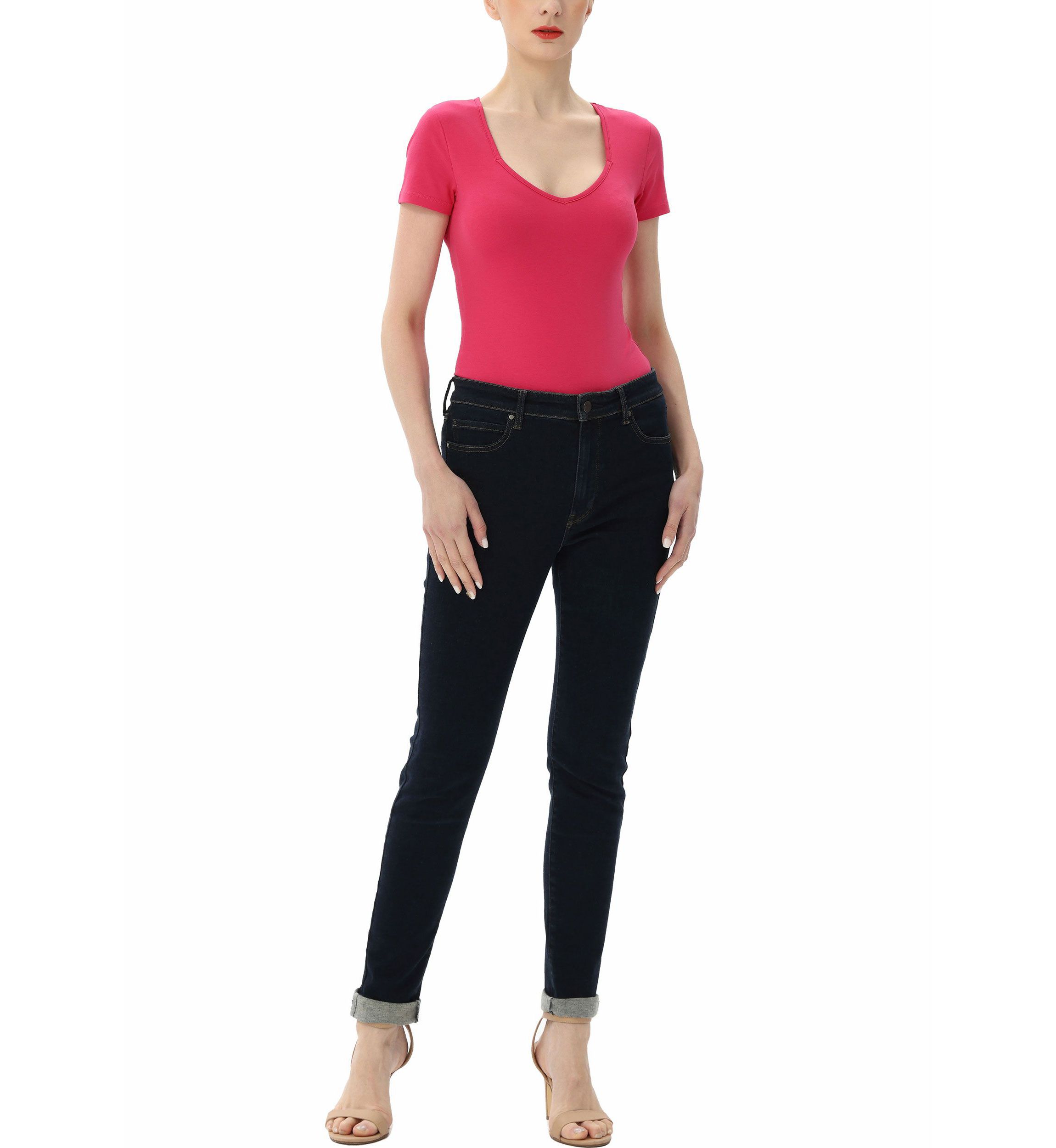 Sweetheart Neck Basic Bodysuit