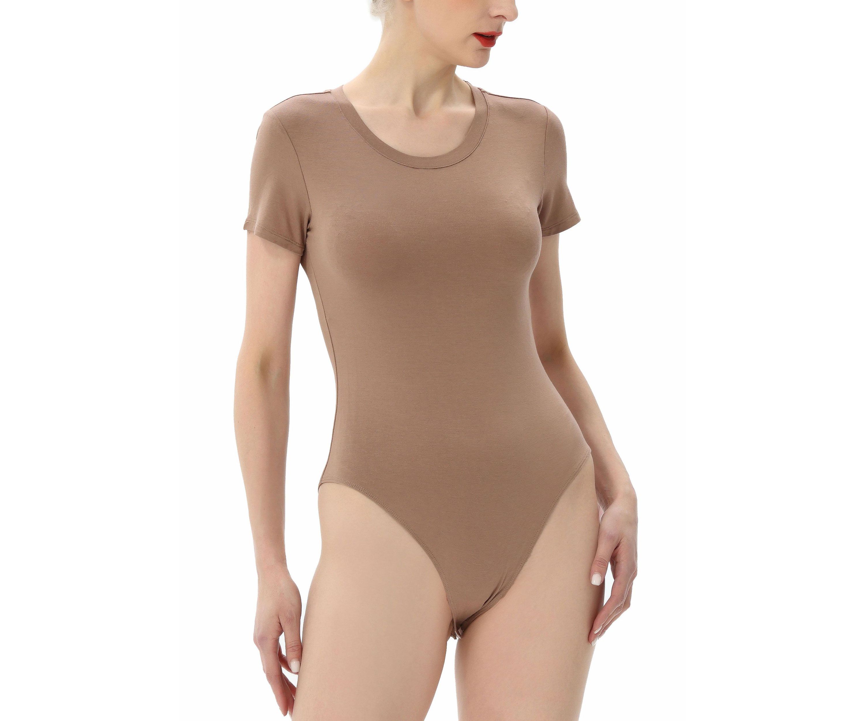 Round Neck Basic Bodysuit