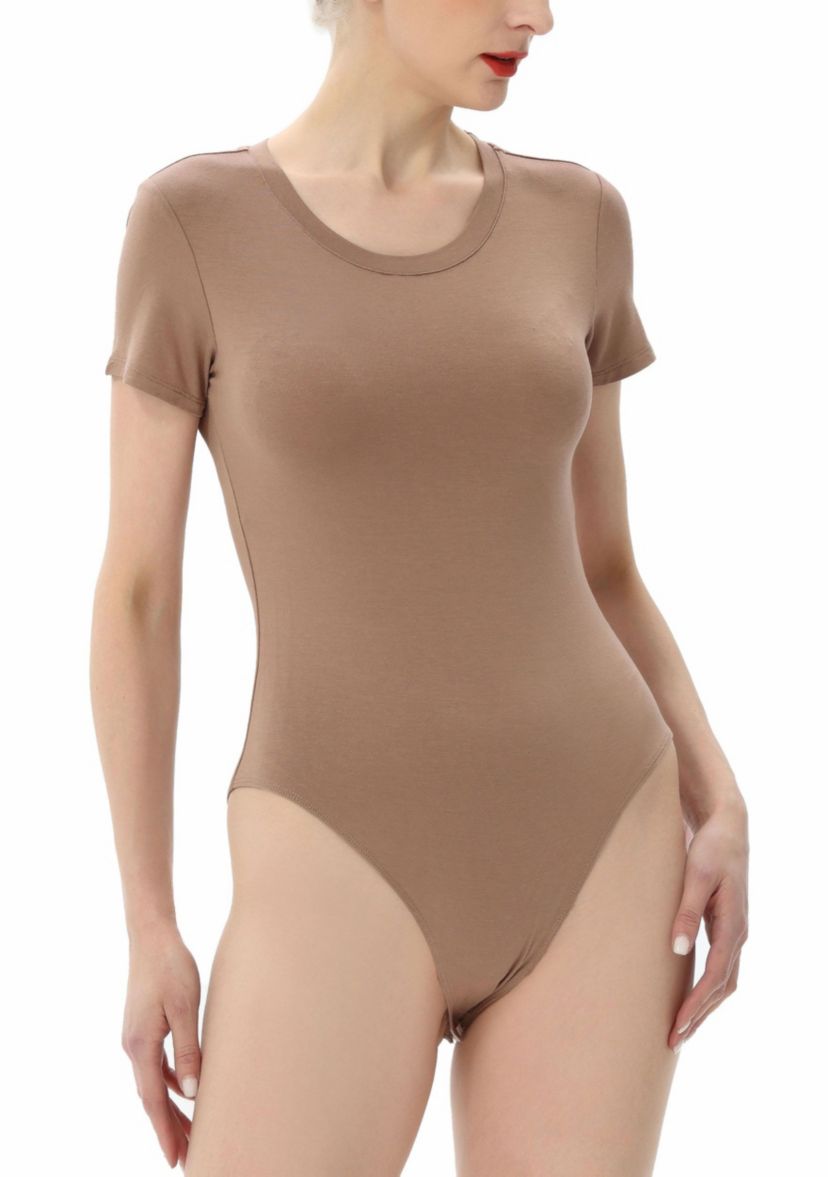 Round Neck Basic Bodysuit