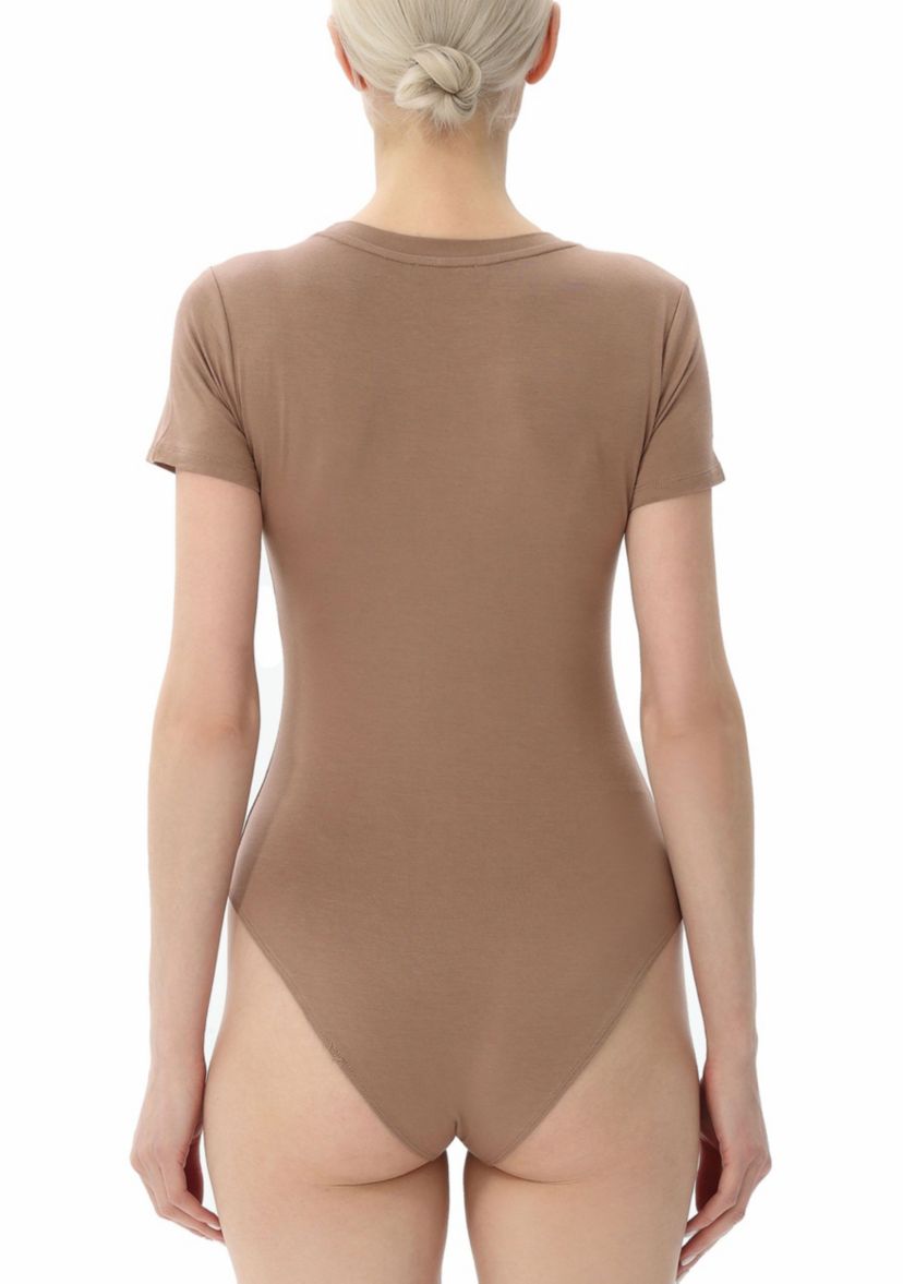 Round Neck Basic Bodysuit