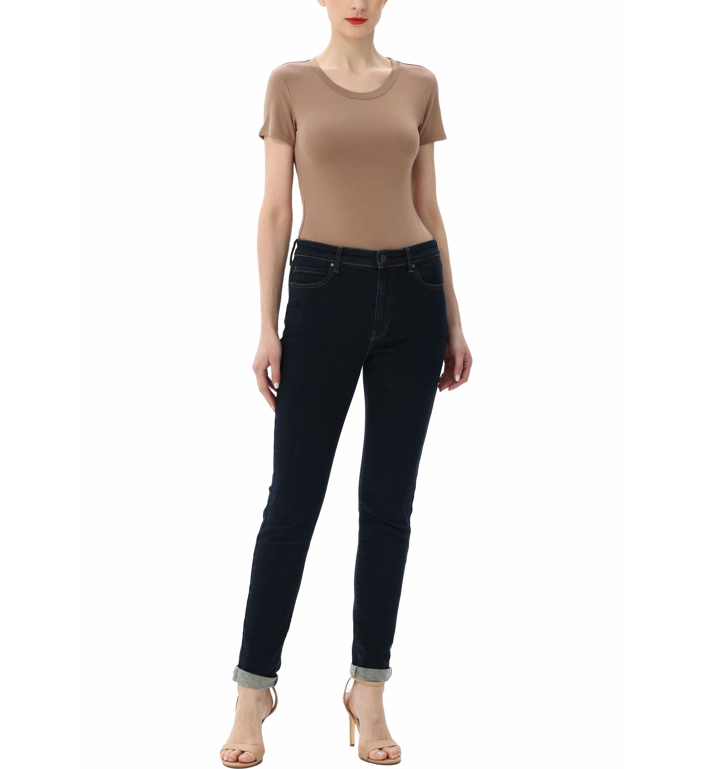 Round Neck Basic Bodysuit