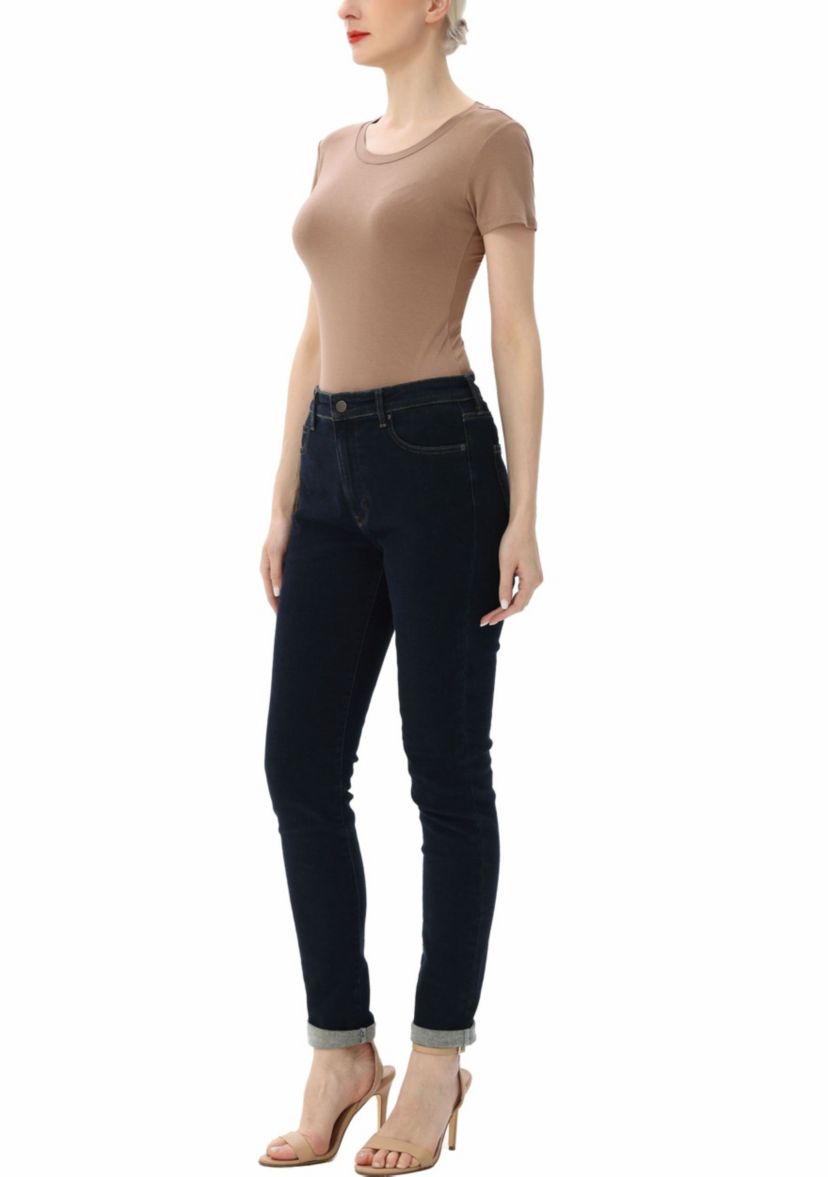 Round Neck Basic Bodysuit