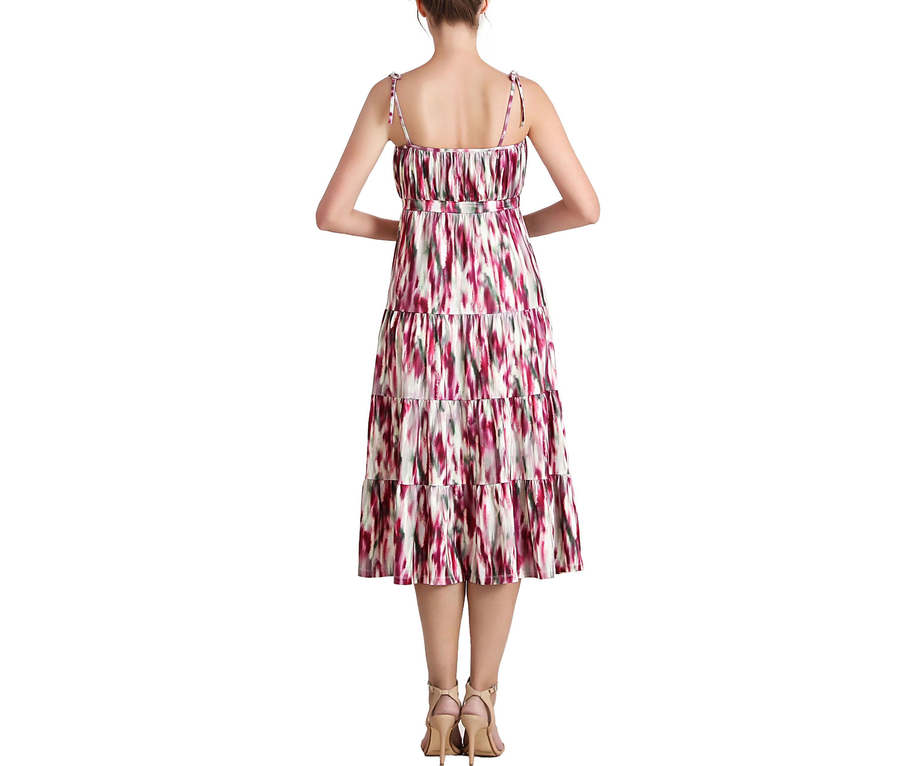 Adia Ruffle Maternity Jersey Sundress
