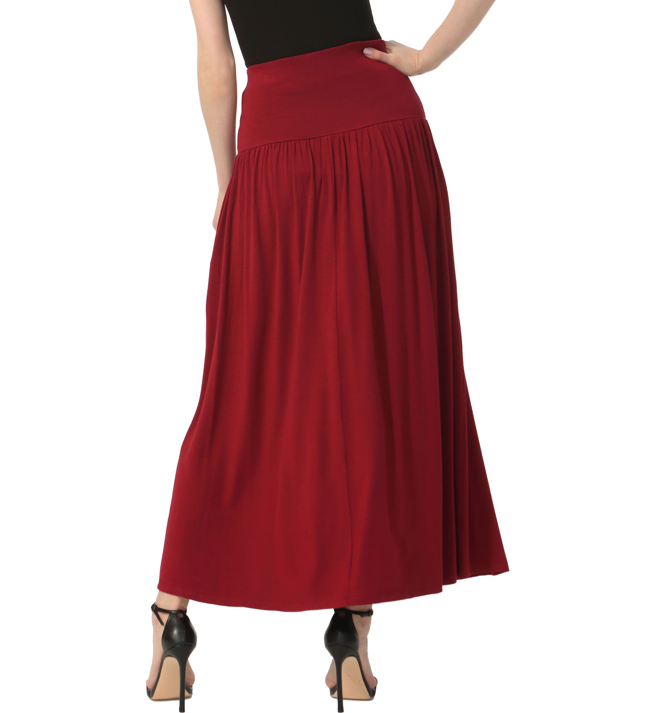 Tiered Maxi Skirt
